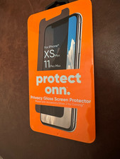 ONN Privacy Glass Screen Protector for iPhone XS Max, 11 ProMax