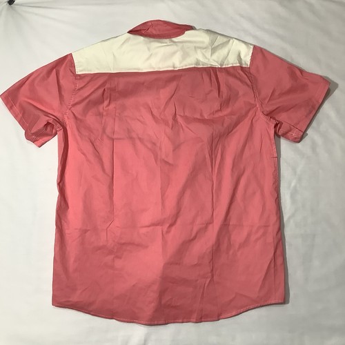 Boozelele Flamingo Martini Shirt Men's Size XL Western Pink Short Sleeve - Picture 6 of 8