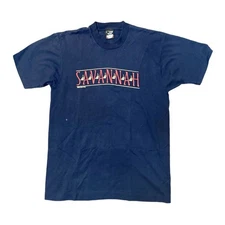 Vintage 90s Savannah Tee L Screen Stars Best Navy USA Sailboat Graphic Shirt