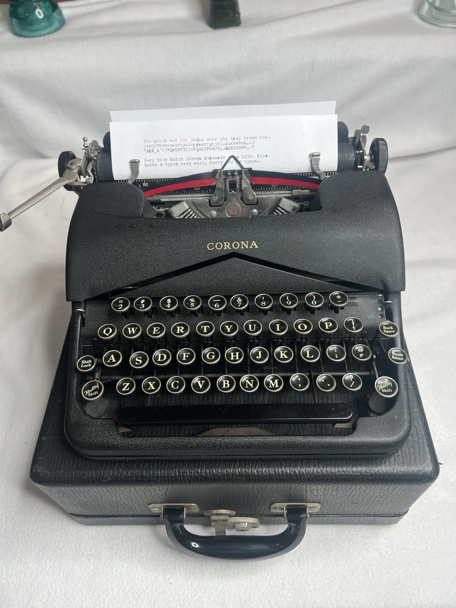 完動品　Smith-Corona SILENT コロナタイプライター 1952年 完動品 Smith-Corona SILENT コロナタイプライター 1952年 【公式通販】