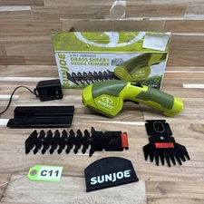 Sun Joe HJ604C 2 In 1 Cordless 7.2 Volt Grass Shear Plus Hedger C11