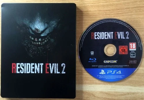 RESIDENT EVIL 2 COMPLET EN BOÎTE (STEELBOOK) SONY PS4 VERSION EURO (FR) CIB OVP