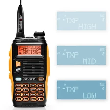 Baofeng GT-3TP MarkIII 1/4/8W 2m/70cm Band VHF UHF Ham Two-way Radio Transceiver