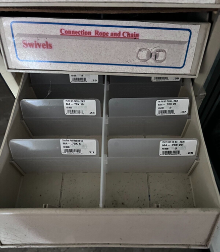 Organizador de acero de 3 cajones Hillman Hardware cabina más grande vacío - Imagen 6 de 12