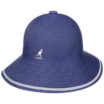 KANGOL Tropic Wide Brim Stripe Stoffhut Schlapphut Sommerhut Sonnenhut