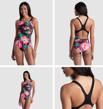 New ARENA WOMEN'S Roseland Swim Pro Back Swimsuit sz 30