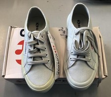 4127 SCARPA  SUPERGA CLASSICA ORIGINALE VINTAGE DONNA FULL ALLUMINIUM