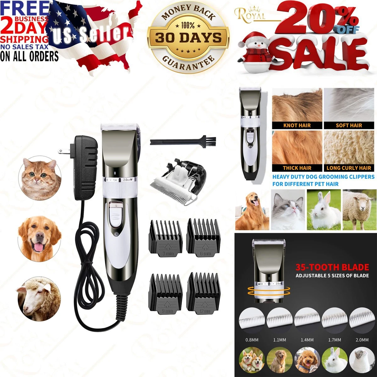 Dog hair top clippers for sale