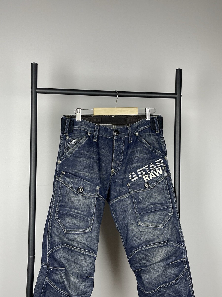 希少 美品 G-STAR RAW 30周年 デニム パンツ TYPE-C 32 30 Years New York Raw Type C Tapered Jeans | Dark blue | G