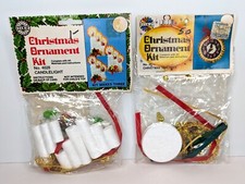 VTG Walco Holiday CANDLELIGHT 4028  TIMEPIECE 2014 Christmas Ornament Kits RARE