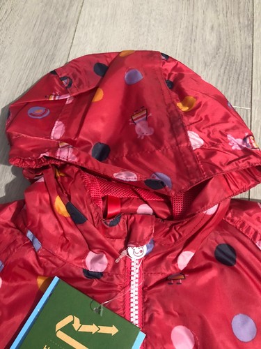 Regatta Peppa Pig Pobble Print Waterproof Zip Up Puddle Suit 18-24 Months - Picture 3 of 7