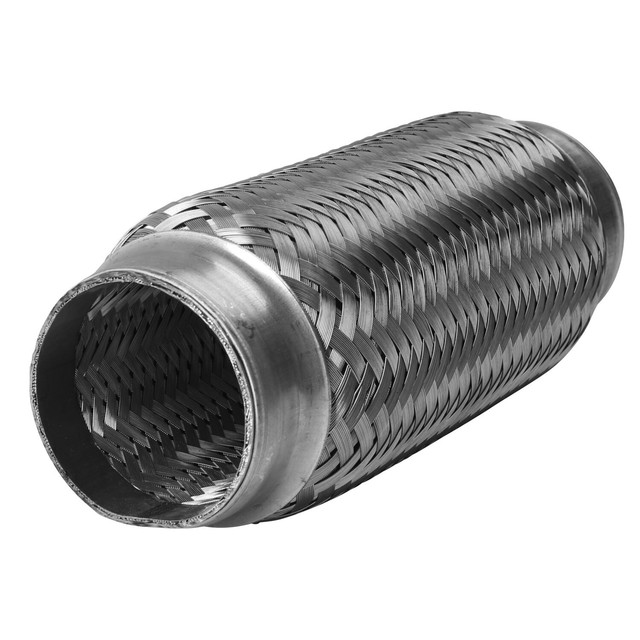 AP Exhaust Flex Coupling 300 Series SS 2.25" Core 8" OAL w/Inner