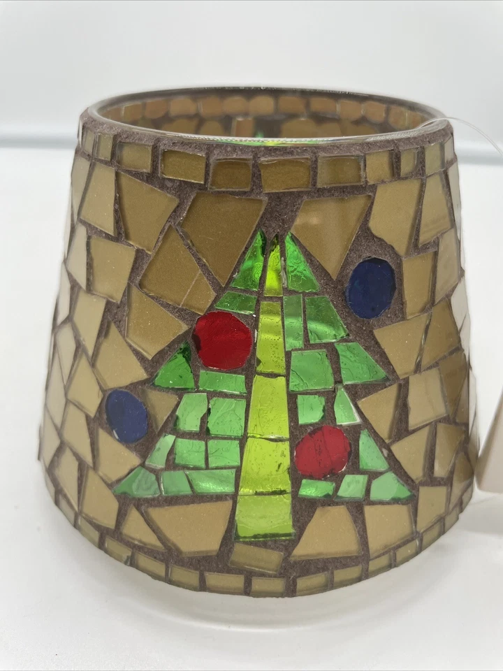 Caja en caja para interiores de hogar decorativo mosaico pantalla de vela 11076 Foto 3 de 4