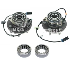 Timken Front and Rear Wheel Bearings & Hubs Kit For Chevy Astro GMC Safari AWD