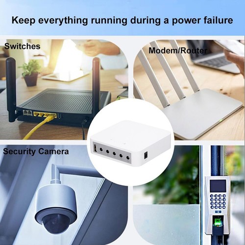 UPS Battery Backup 5V 9V 12V 15V Uninterruptible Power Supply Mini UPS DC 7R - Picture 11 of 12