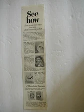 1954 ARM & HAMMER AND COW BRAND BAKING SODA 2.5X 11 VINTAGE PRINT AD L048