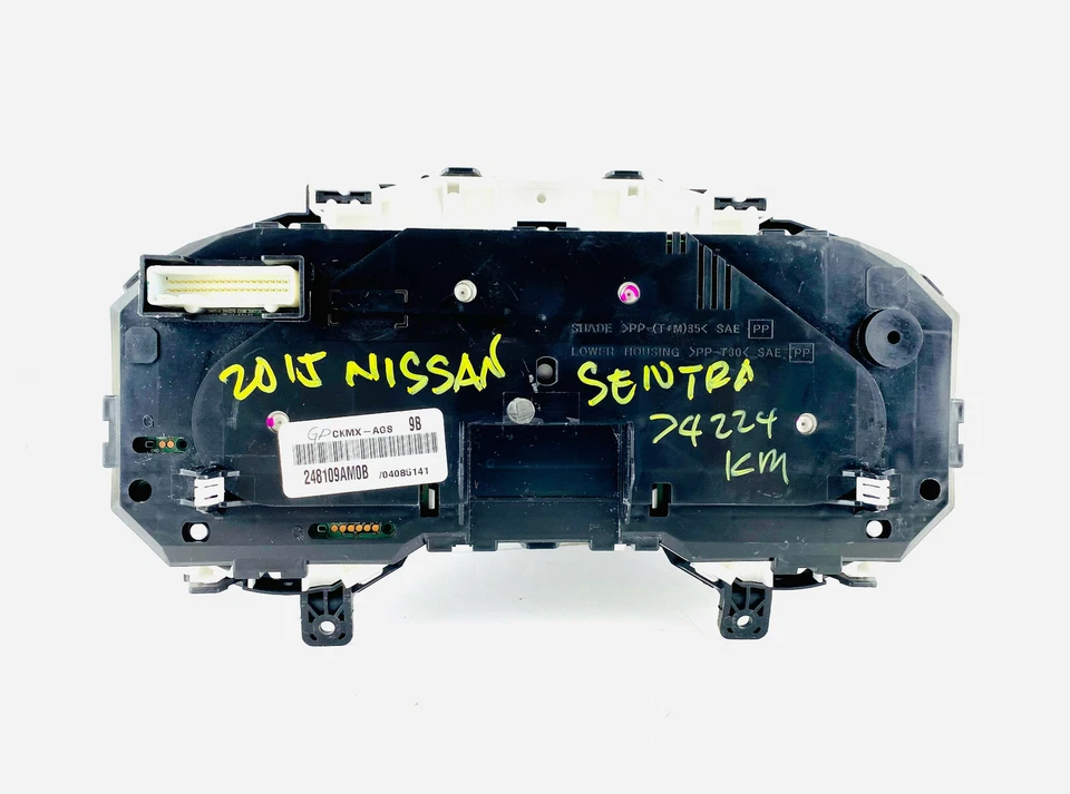 2014-2015 Nissan Sentra Speedometer Cluster 75K KM/H 248109AM0B OEM - Image 4 of 4