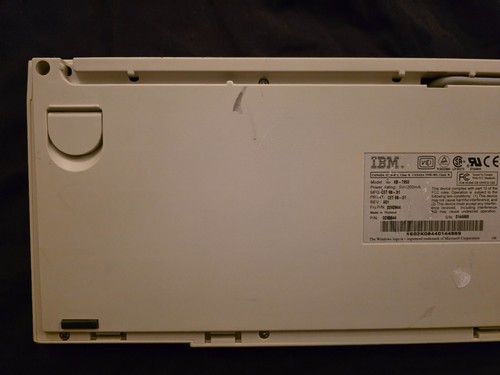 IBM 109-Key Japanese Keyboard KB-7953 PS/2 Membrane OEM Classic Beige CLEAN - Picture 6 of 7
