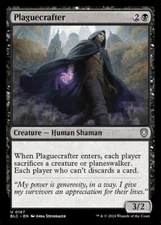 NM Plaguecrafter, MTG, Bloomburrow Commander, Magic the Gathering, 187