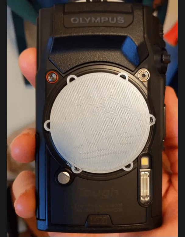 Крышка объектива для Olympus TG-6 жесткая - защитный чехол для Olympus TG6, защелкивающаяся крышка - Изображение 3 из 4