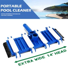 Pool Vacuum Head -True Blue Swimming Pool Vinyl Liner Vac Head Heavy Duty Blue