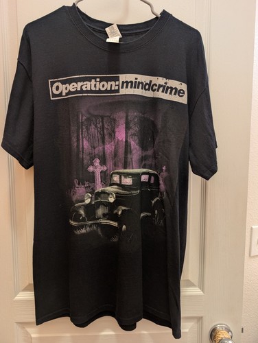 Operation: Mindcrime 2015/2016 Tour Concert T Shirt Large Geoff Tate Prog Metal