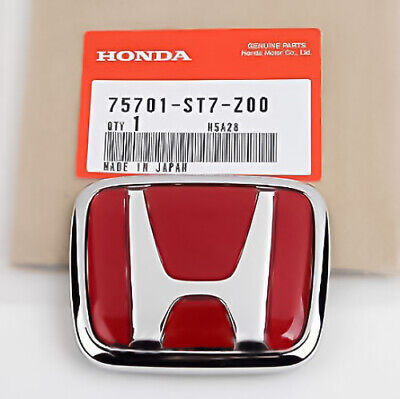 Honda Civic Fd 8 Gen H Red H Logo H Set Rear Front Emblem Type R