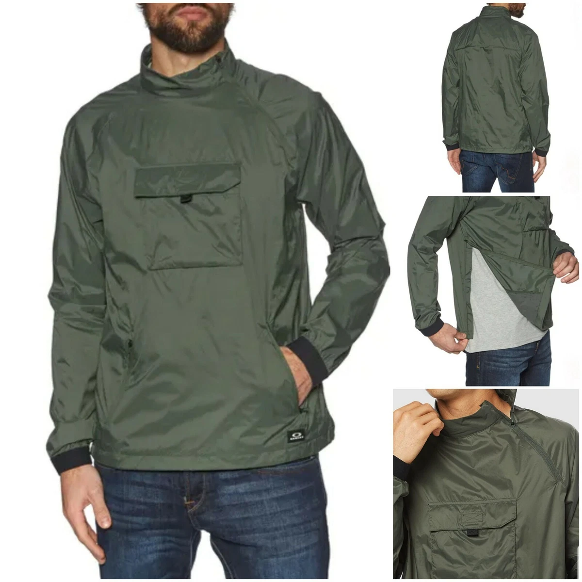 Oakley M65 Tech Anorak Windproof Jacket Size L | eBay