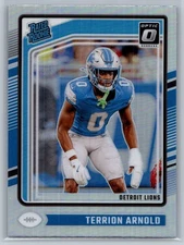 2024 panini donruss optic football terrion arnold silver holo prizm rc #290