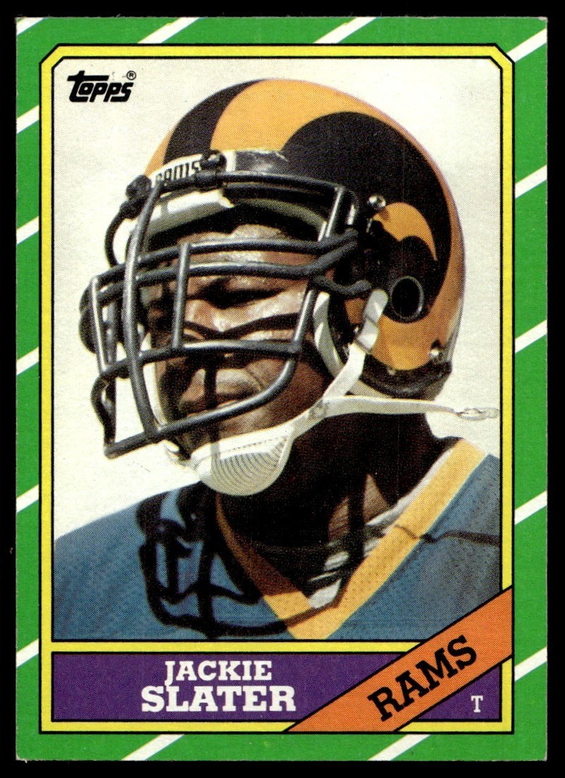 1986 Topps Jackie Slater Los Angeles Rams #85