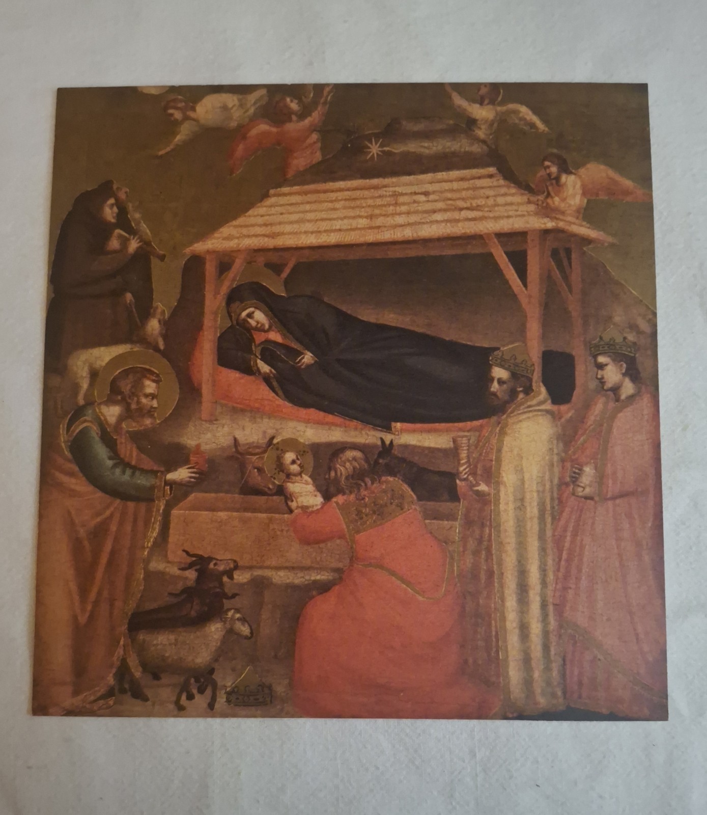 The Epiphany From Workshop Of Giotto Art Print
