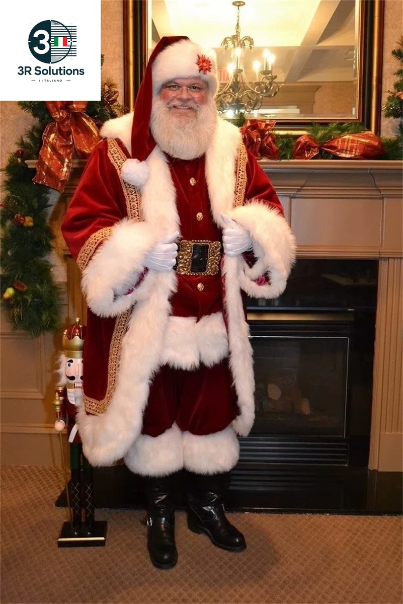 Costume Integrale Da Babbo Natale - 5