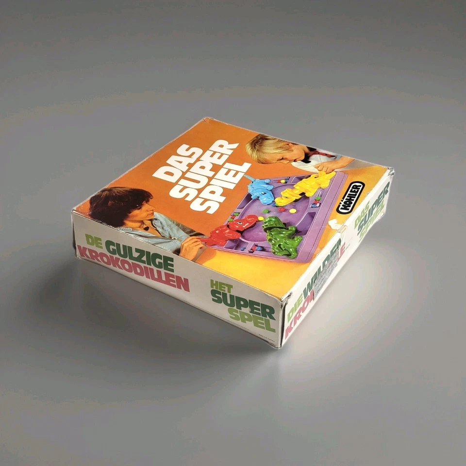 Köhler Die wilden Krokodile 3D Vintage Brettspiel 70er Jahre Made in W. Germany - Bild 4 von 4