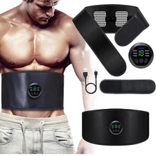 EMS Abdominal Muscle Toning Trainer ABS Stimulator Toner Fitness Binder Gym Belt