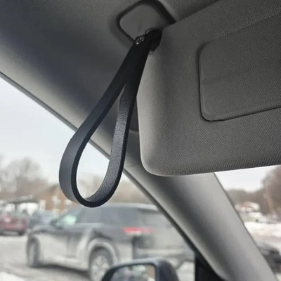 Premium Leather Car Truck SUV Grab Handle   Mobility Aid