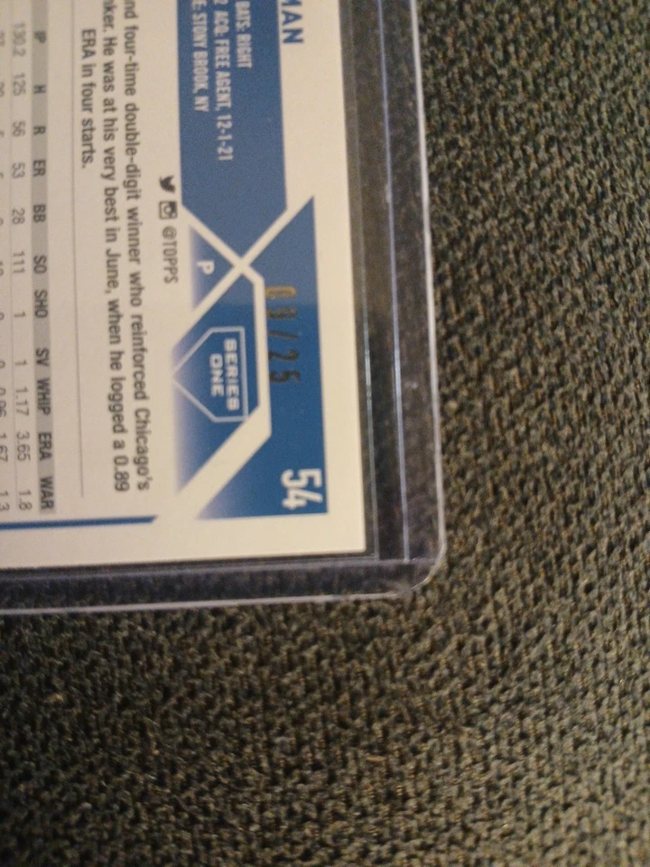 2023 Topps Now Marcus Stroman Black Border/25 Chicago Cubs Foto 3 de 3