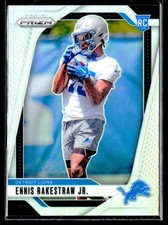 2024 Panini Prizm #332 Ennis Rakestraw Jr. Silver Detroit Lions