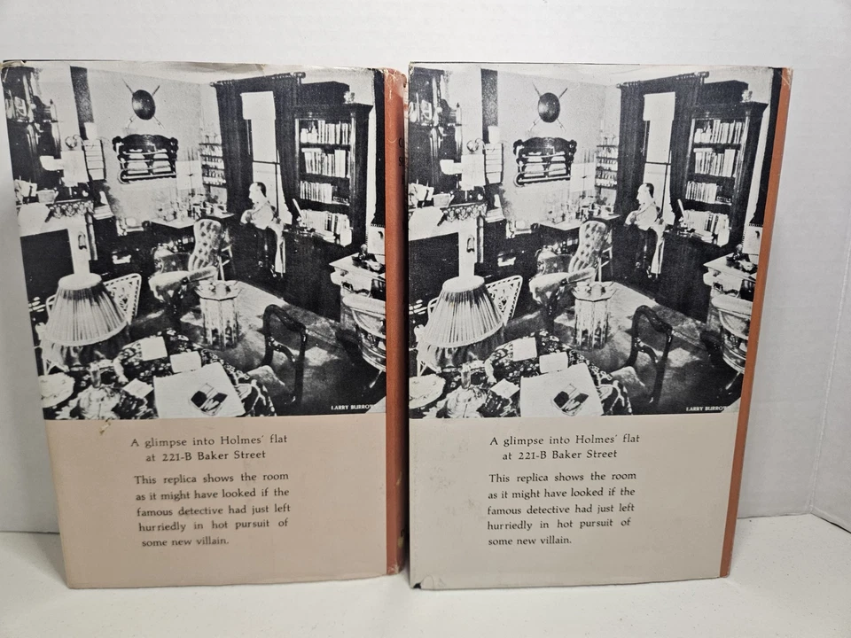 The Complete Sherlock Holmes 2 Vol Set Sir Arthur Conan Doyle Doubleday HC DJ  Foto 4 de 4