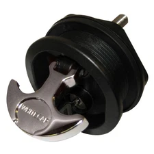Whitecap T-Handle Latch - Chrome Plated Zamac/Black Nylon - Locking - Freshwa...