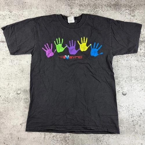 Vintage Nsync Planet Hollywood Collab Shirt Size Medium 90s/ 1990s vintage concert t-shirt, vintage, size M, single stitch, B+ condition