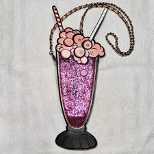 RARE Dolls Kill X Archie Milkshake Glitter Crossbody Bag Kitsch Y2K Pop Art