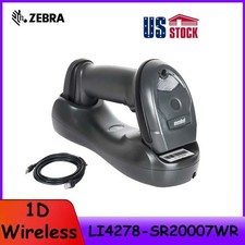 Zebra Symbol LI4278-SR20007WR USB Wireless 1D Handheld Barcode Scanner Imager US