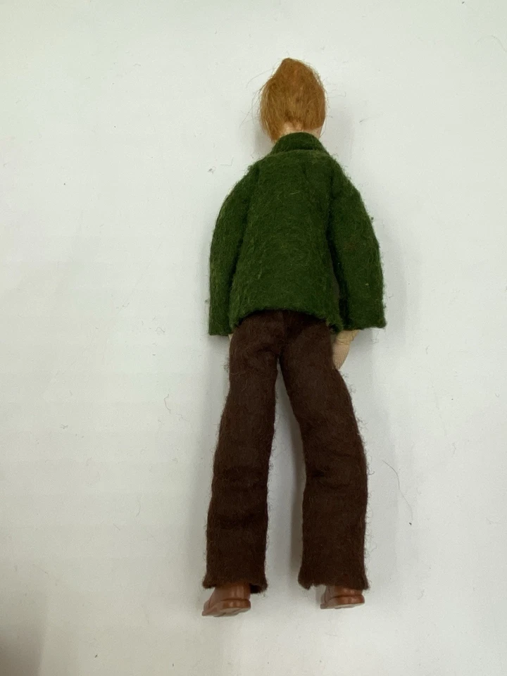 "Lote de 2 muñecas Stockinette vintage Erna Meyer casa de muñecas mamá papá flexibles 6""" Foto 4 de 4