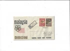 Malaysia Year 1968 Olympics Game Mexico FDC