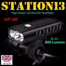 High Power Bike LED Headlight - WASON Bicycle LED Headlight BL-X3 - 800 Lumens