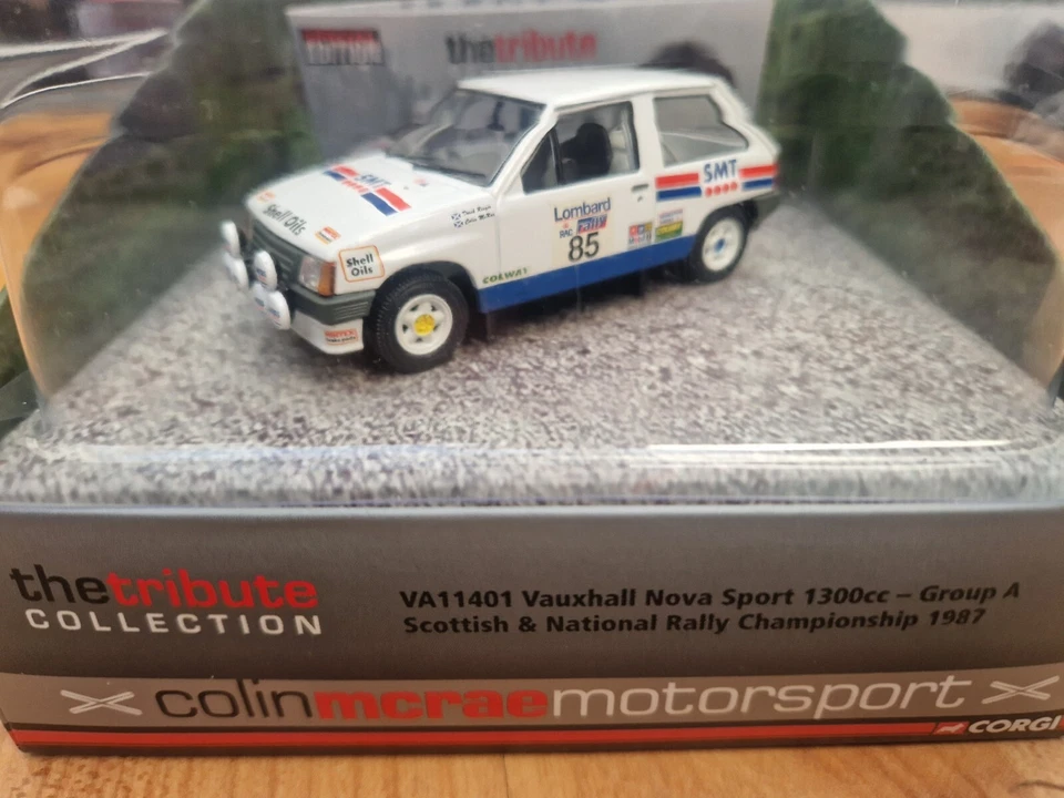 CORGI VA11401 COLIN MCRAE TRIBUTE COLLECTION VAUXHALL NOVA SPORT 1300CC 1987 - Image 2 of 4
