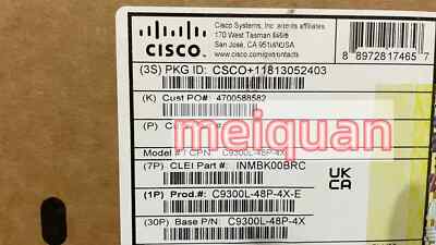 NEW C9300L-48P-4X-E Cisco Catalyst 9300L Switch    Fast Delivery ！
