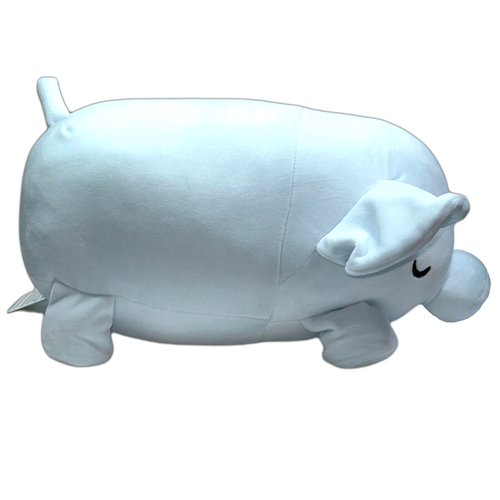 Takashoji Sleeping Blue Elephant Plush Stuffed Animal Round1 Japanese Arcade NWT - Afbeelding 5 van 7