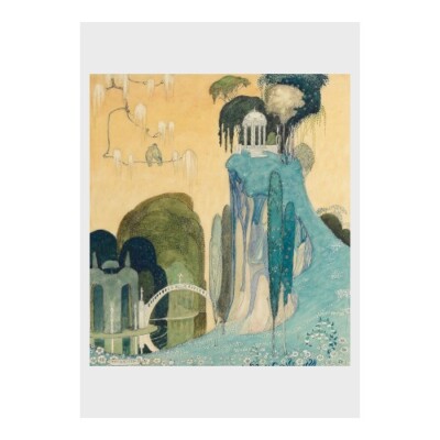 Kay Nielsen - List, ah, list to the zephyr in the grove!: Poster (11.7'' x 16.5'')