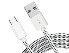 Type-C 6ft USB Cable Charger Cord Power Wire USB-C for Cell Phones